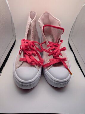 Converse Chuck Taylor All Star Lift Platform Pink High-Tops (Size 9)